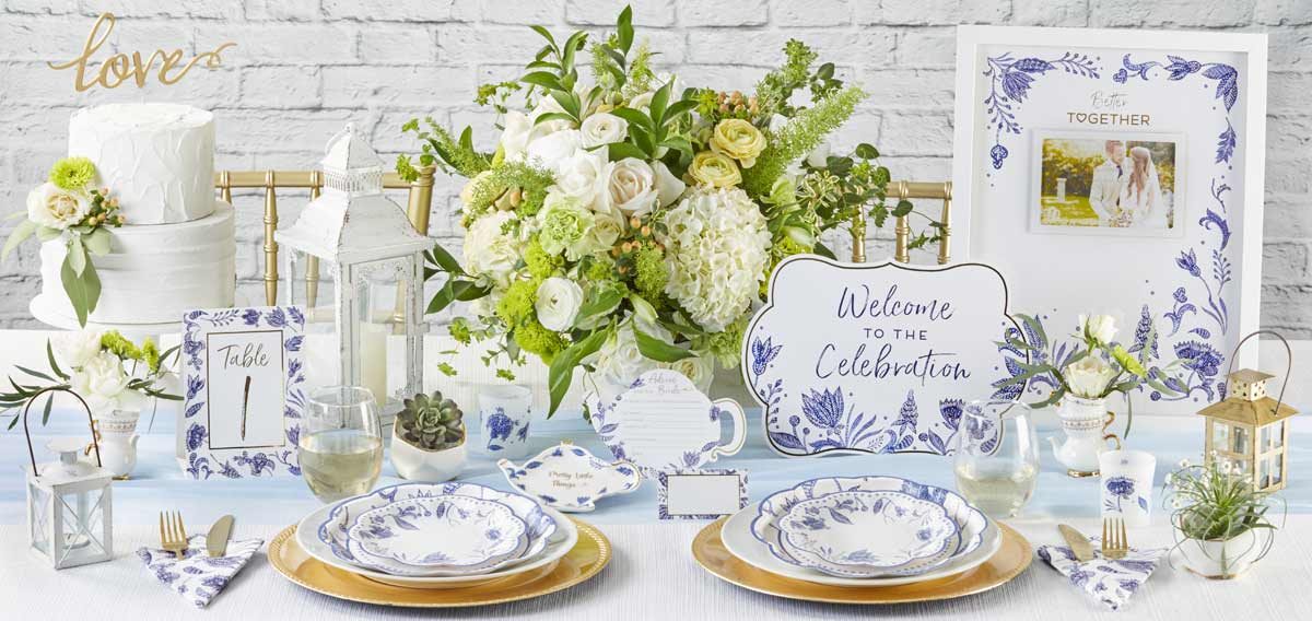 Kate Aspen Blue Willow Wedding Survival Kit