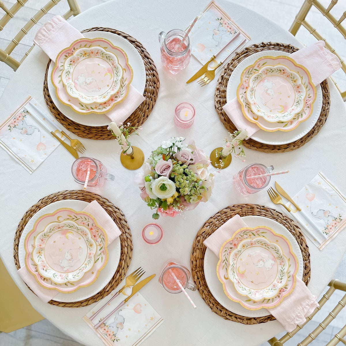 Baby shower shop paper plates