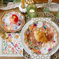 Thumbnail for 62 pcs Fall/Thanksgiving Tableware Set (16 Guests) | Kate Aspen | Alt Image 2