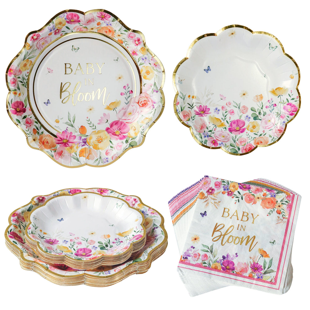 Baby in Bloom 62 pcs Tableware Set - Main Image