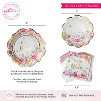 Thumbnail for Baby in Bloom 62 pcs Tableware Set - Alternate Image 6