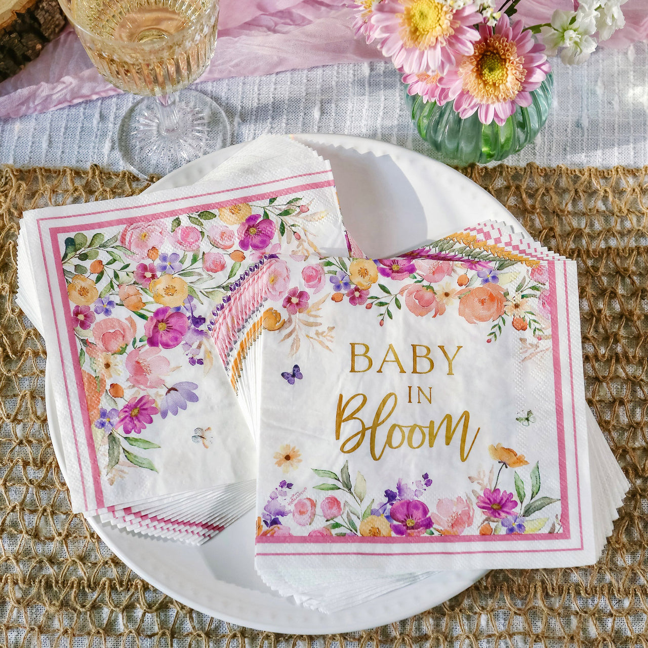 Baby in Bloom 62 pcs Tableware Set - Alternate Image 7