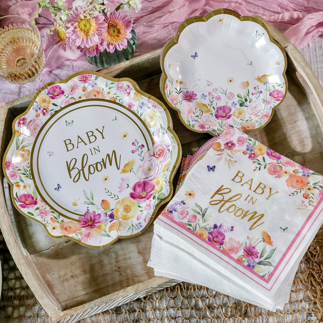 Baby in Bloom 62 pcs Tableware Set - Alternate Image 8