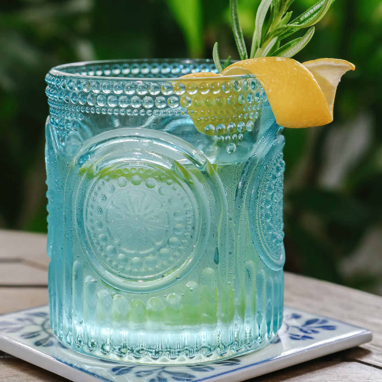 Green Water Glasses - Set of 6