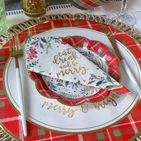 Thumbnail for Christmas 13” Charger Plate Placemat | Kate Aspen | Alternate Image 3