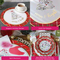 Thumbnail for Christmas 13” Charger Plate Placemat | Kate Aspen | Alternate Image 5