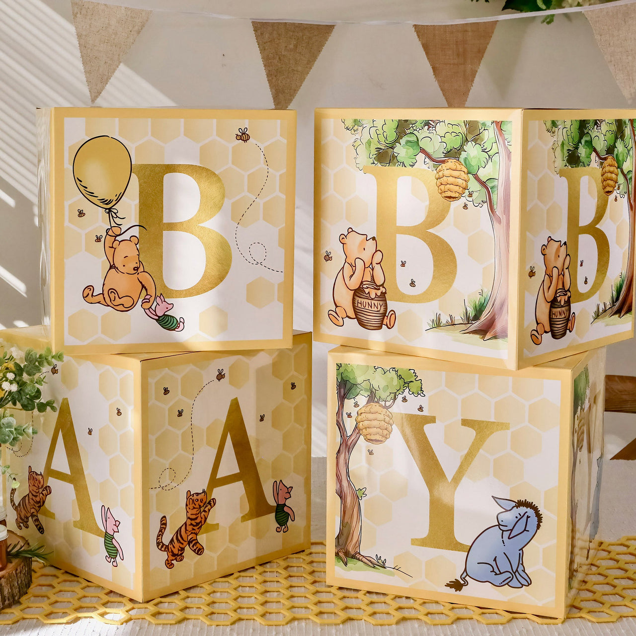 Honey Bear Baby Block Boxes - Alternate Image 3