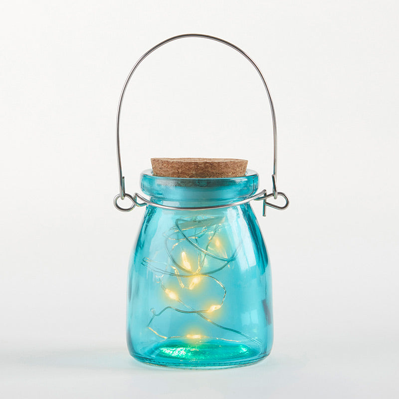 Personalized Metallic Foil Glass Jar with Swing Top Lid - Baby