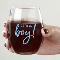 Kate Aspen 30009NA 9 oz Personalized Stemless Wine Glass, 1 - Fred