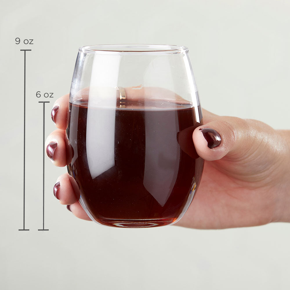 Kate Aspen 30009NA 9 oz Personalized Stemless Wine Glass, 1 - Fred