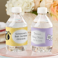 Nautical Baby Shower Personalized Water Bottle Labels