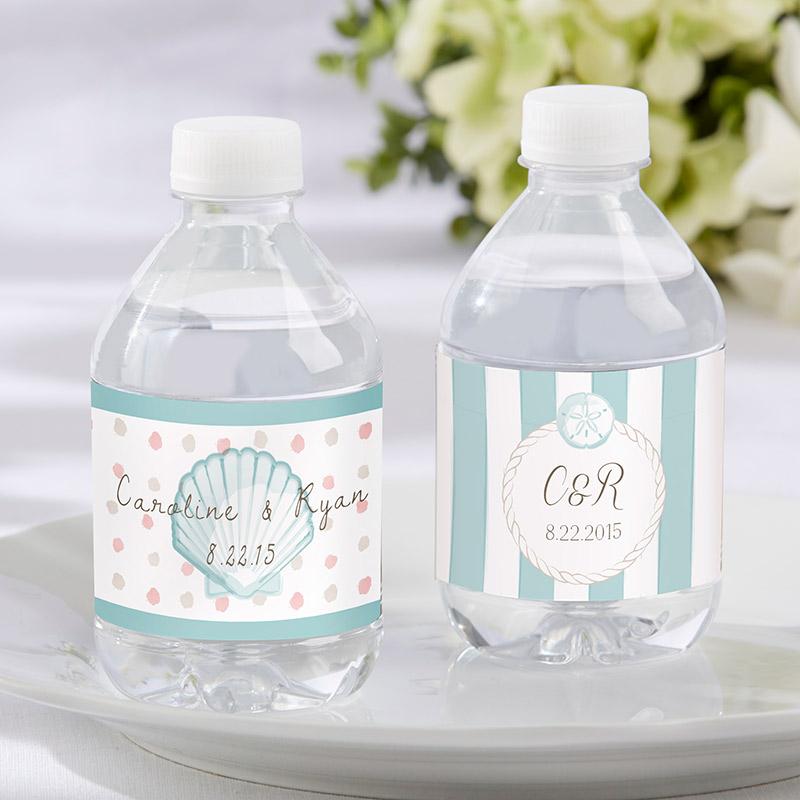 Nautical Baby Shower Personalized Water Bottle Labels